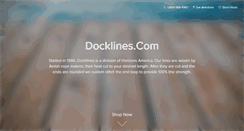 Desktop Screenshot of docklines.com