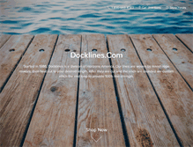Tablet Screenshot of docklines.com